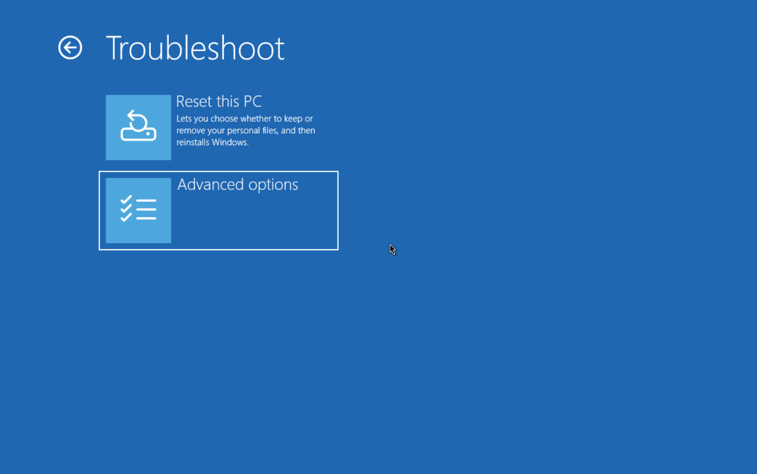 troubleshoot